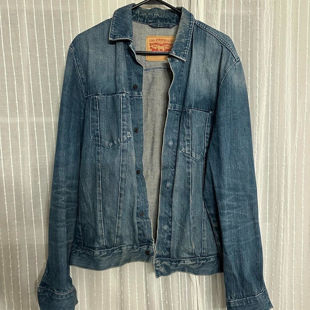 Vintage Levi’s Denim Jean Jacket, Blue, Button Up, Size M